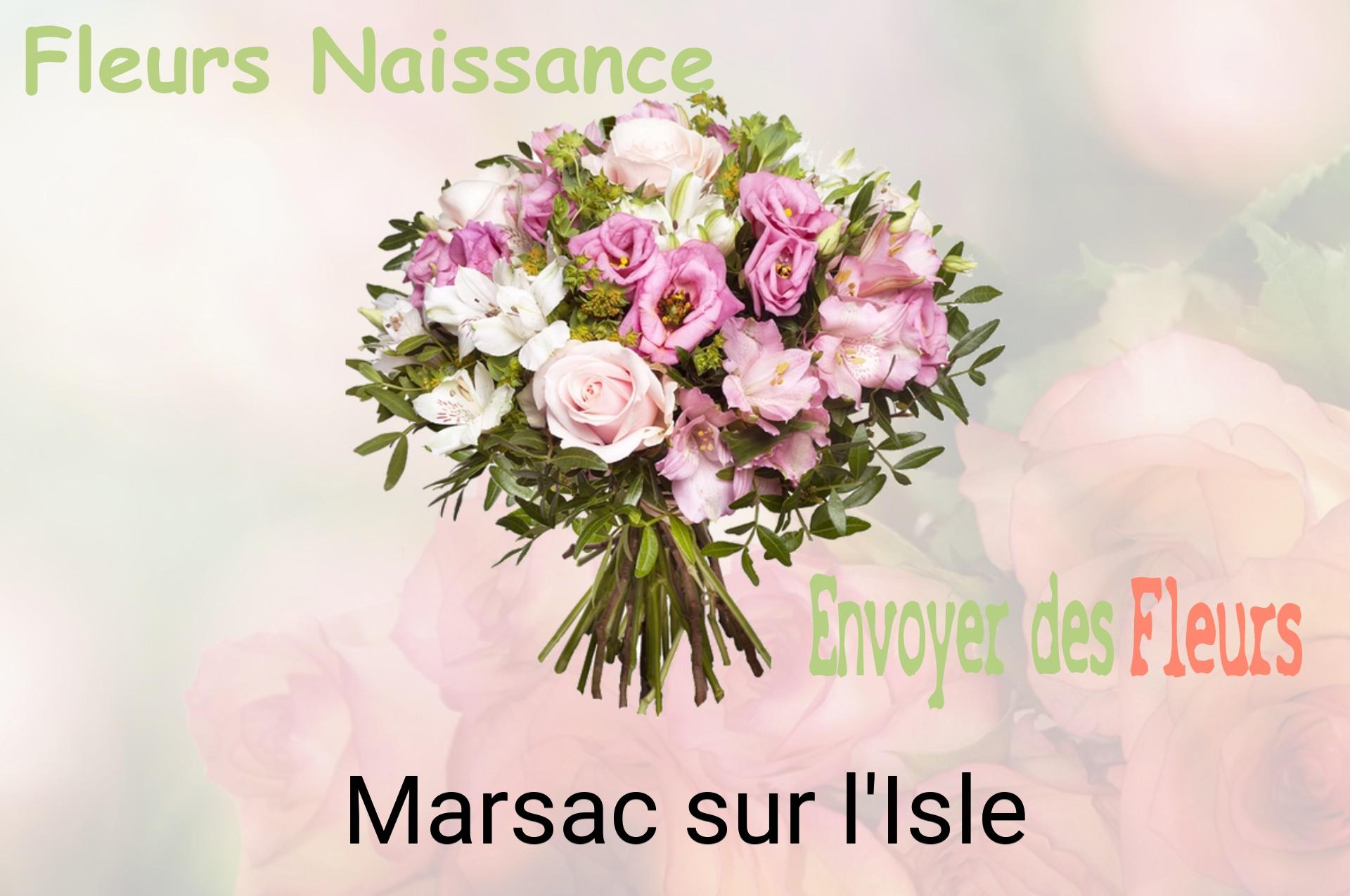 Bouquet de fleurs de naissance livré à Marsac-sur-l'Isle